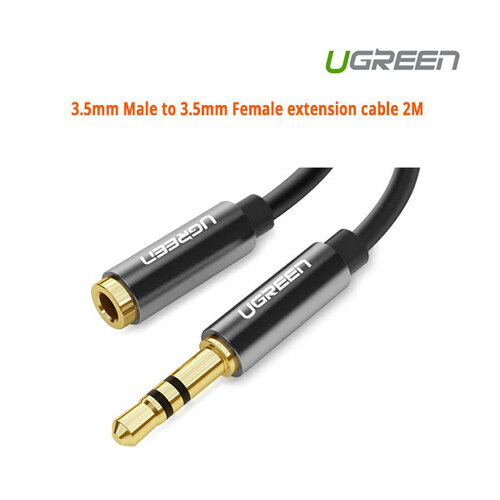 UGREEN 3.5mm Male to 3.5mm Female extension cable 2M (10594) - Main Image