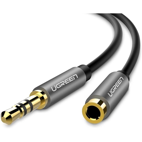 UGREEN 3.5mm Male to 3.5mm Female Extension Cable 3m (Black) 10595 - Main Image