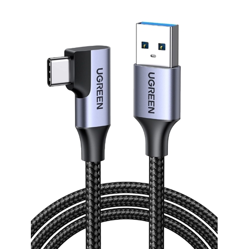 UGREEN 20299 Right Angle USB-C Fast Charging Cable 5Gbps 1M - Main Image