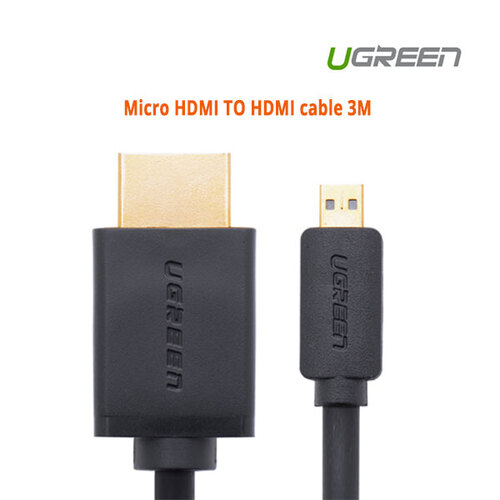 UGREEN Micro HDMI TO HDMI cable 3M (30104) - Main Image