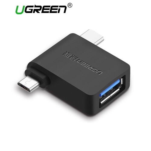 UGREEN Micro USB+ USB-C to USB 3.0 Adapter (30453) - Main Image