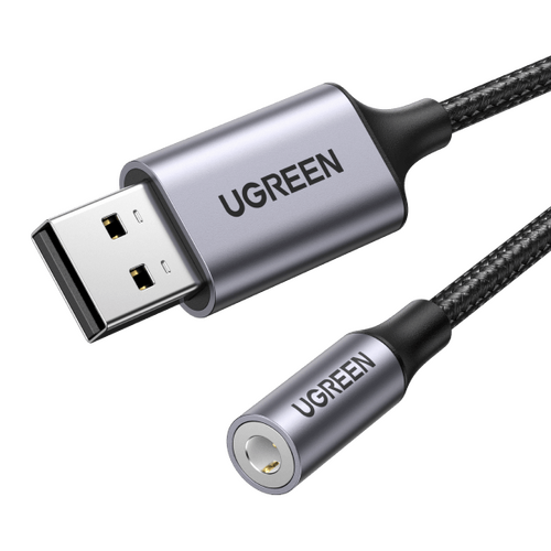 UGREEN 30757 USB to 3.5mm Audio Jack Sound Card Adapter - Main Image