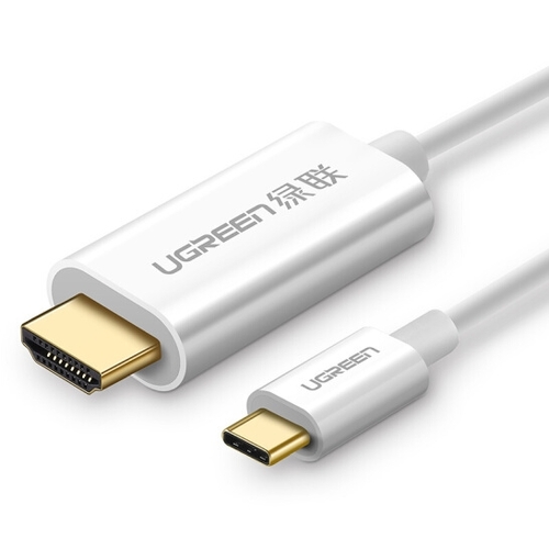 UGreen TypeC to HDMI 1.5M Cable White 30841 - Main Image