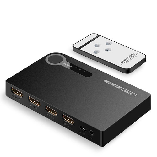 UGREEN 1 x 3 HDMI Switch - Black (40234) - Main Image