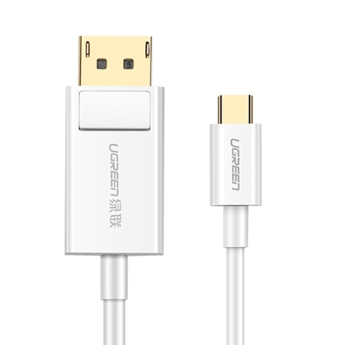 UGREEN USB Type C to DP Cable 1.5m (White) 40420 - Main Image