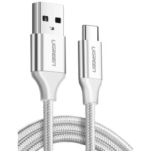 UGREEN 60409 USB-A to USB-C Charging Cable 3M (Silver White) - Main Image