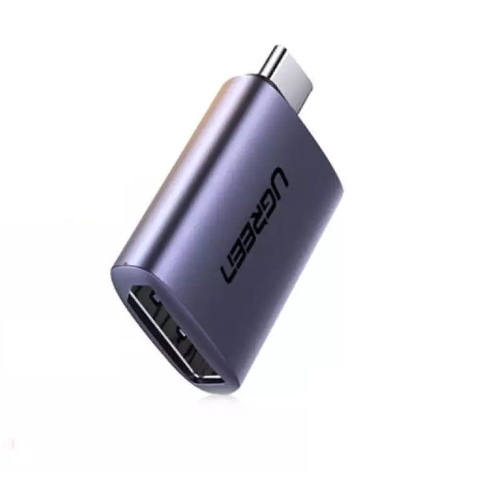 UGREEN 70451 USB-C Male to DP Female Adapter Aluminium Case 4K/2K 60Hz (Dark Gray) - Main Image