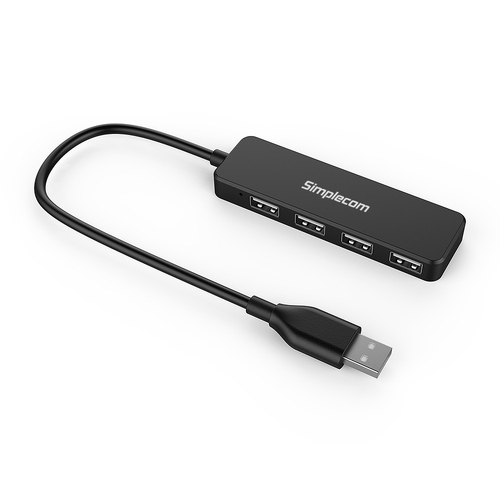 Simplecom CH241 Hi-Speed 4 Port Ultra Compact USB 2.0 Hub - Main Image