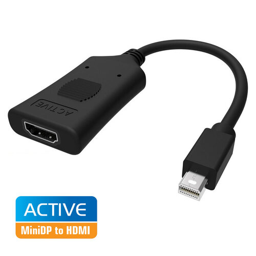 Simplecom DA101 Active MiniDP to HDMI Adapter 4K UHD (Thunderbolt and Eyefinity Compatible) - Main Image