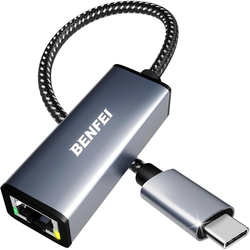 BENFEI USB-C to Ethernet Adapter (Thunderbolt 3 to RJ45) - Main Image