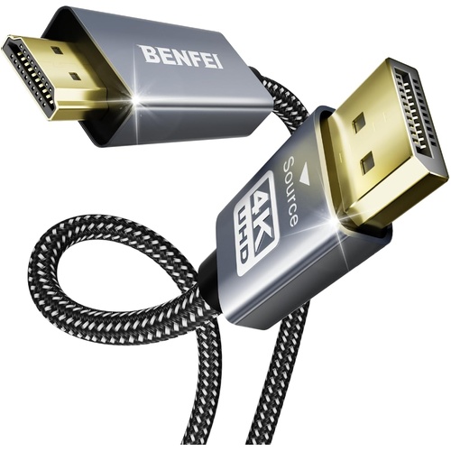 BENFEI 4K DisplayPort to HDMI 3m Cable - Main Image