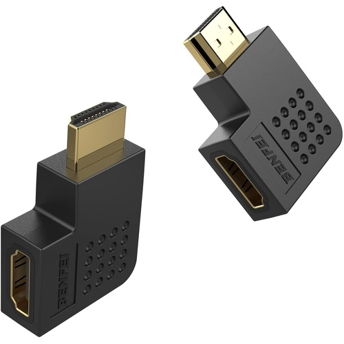 BENFEI HDMI Male to Female Right Angle 90 Degree Adapter - Main Image