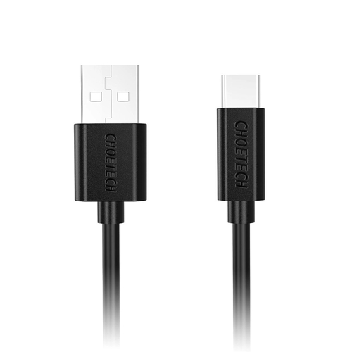 CHOETECH AC0004 USB-A to USB-C Charge & Sync Cable 3M Black - Main Image