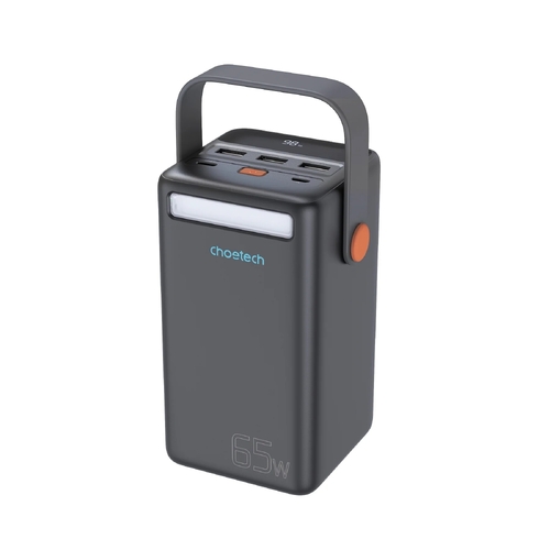 CHOETECH B664 50000mAh PD65W Power Bank with LED Flashlight LCD Display - Main Image