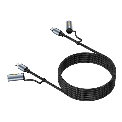 CHOETECH CC1001 Smart PD60W 4-in-1 USB C to C cable 1.2M - Main Image