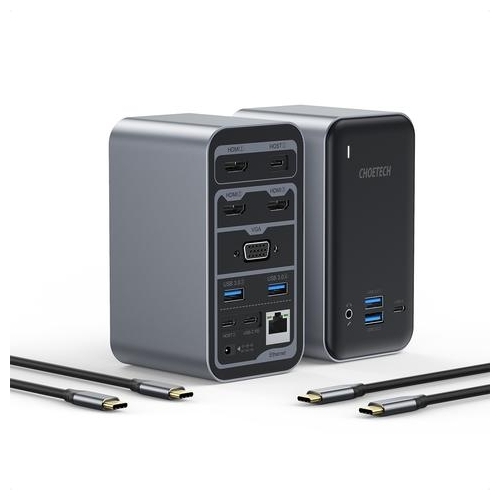 Choetech HUB-M21 15-in-1 USB C Docking Station - Main Image