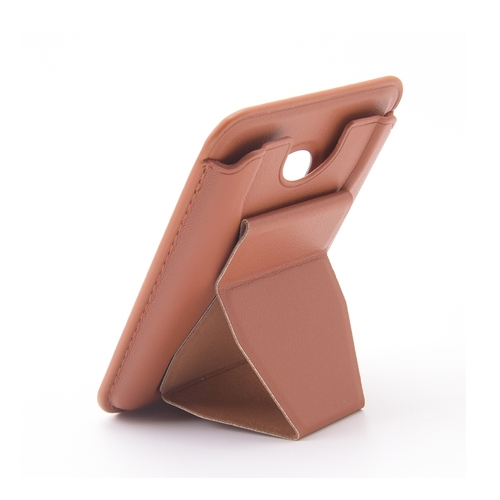 CHOETECH PC0003-DBW Magnetic Card Holder for iPhone 12/13/14 (Brown) - Main Image