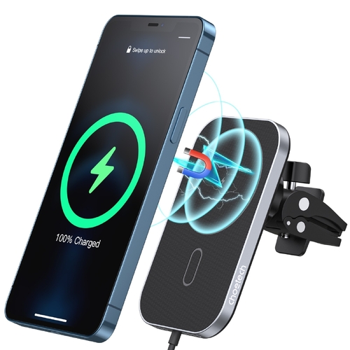 CHOETECH T200F-301 15W MagLeap Magnetic Wireless Car Charger Holder with 1.5M Cable - Main Image