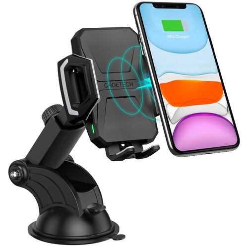 CHOETECH T521-F 15W Fast Wireless Charging Car Dock - Main Image