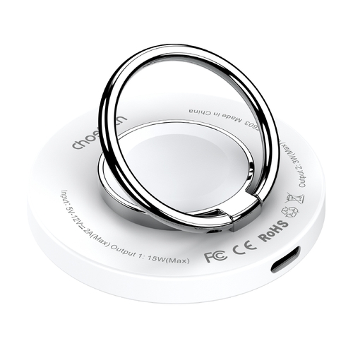 CHOETECH T603-F Ring Holder and Magnetic 15W Wireless Charger for Phone/airPod/iWatch - Main Image