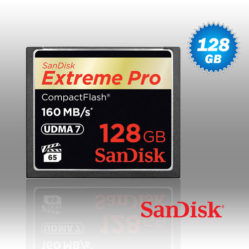 SanDisk Extreme Pro CFXP 128GB CompactFlash 160MB/s (SDCFXPS-128G) - Main Image
