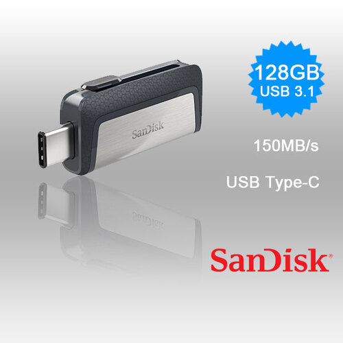 SANDISK ULTRA 128GB SDDDC2-128G Dual USB Drive Type-C 3.1 - Main Image