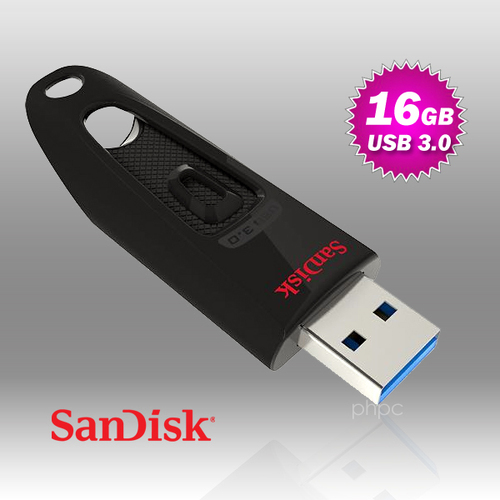 SanDisk Ultra CZ48 16G USB 3.0 Flash Drive (SDCZ48-016G) - Main Image