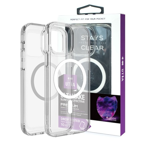 Ultimake Shockproof Transparent Magsafe Cover Case for iPhone 16 Plus - Main Image
