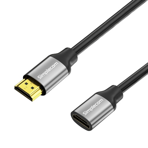 Simplecom CAF305 0.5M HDMI 2.1 Extension Cable Male to Female 48Gbps 8K@60Hz - Main Image
