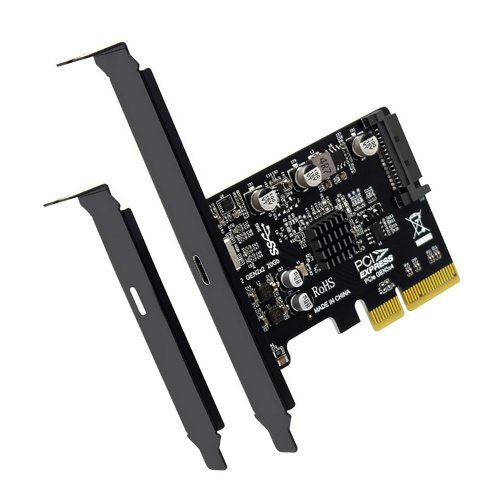 Simplecom EC318v2 PCI-e x4 to USB 3.2 Gen2x2 20Gbps USB-C Expansion Card - Main Image