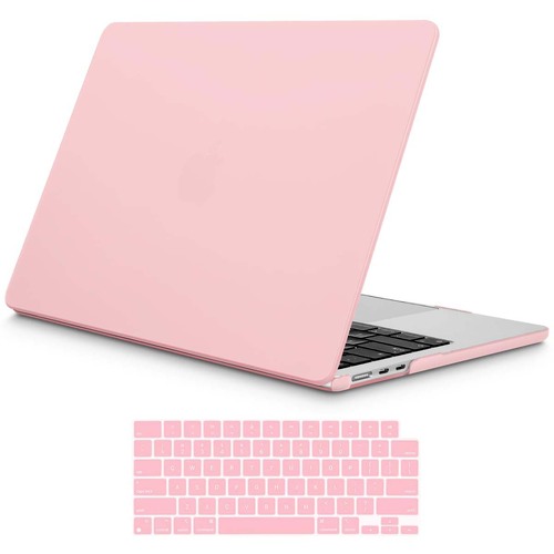 15 inch Air 2023 MacBook Air Matte Case  A2941 M2 Chip Hard Shell Case Keyboard Cover Sold Pink - Main Image