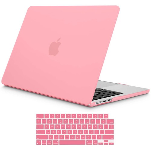 15 inch Air 2023 MacBook Air Matte Case  A2941 M2 Chip Hard Shell Case Keyboard Cover Pink - Main Image