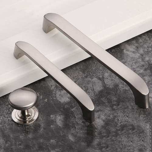 Brushed ZINC Kitchen Door Cabinet Drawer Handle Pulls 96MM - Main Image