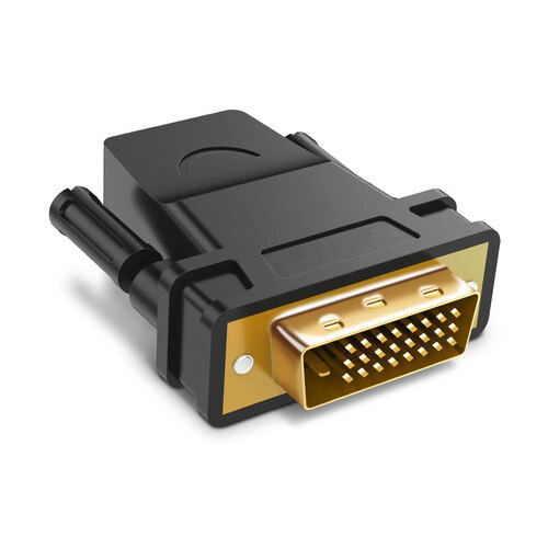 DVI-D 24+1 Male to HDMI Female Adapter Converter Gold Plated Support 1080P - Main Image