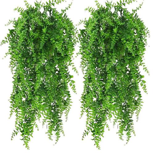 2 Pack 76cm Fake Plants Faux Artificial Eucalyptus Plants Home Garden Window Office Wedding Decoration - Main Image