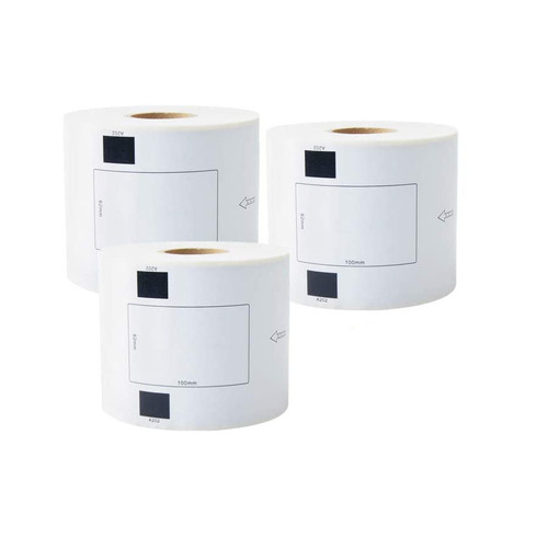 3X DK11202 DK 11202 Thermal Labels For Brother QL500 QL 560 570 580N 1060N ETC - Main Image