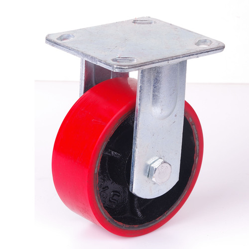 5 inch Industrial 500KG Caster Wheels Fixed Casters Castor Wheels Cart Furniture Workbench - Main Image