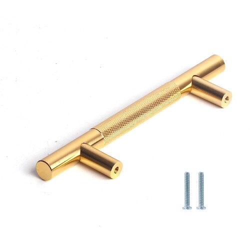 96mm Cabinet Handles Gold Drawer Pulls Knobs Hardware for Kitchen Bathroom Furniture Cupboard - Main Image