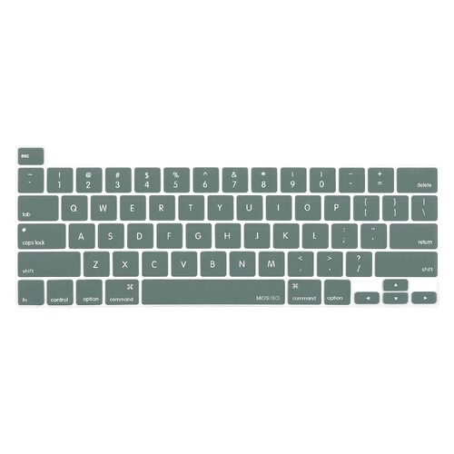 Keyboard Cover Skin For MacBook Pro 13 Pro 16 A2338 A2289 A2251 A2141 M1 M2 2020 to 2023 Dgreen - Main Image