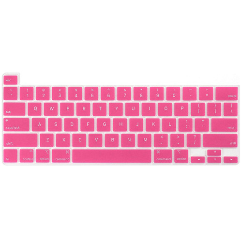 Keyboard Cover Skin For MacBook Pro 13 Pro 16 A2338 A2289 A2251 A2141 M1 M2 2020 to 2023 Hot Pink - Main Image