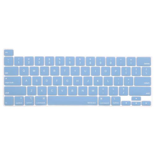 Keyboard Cover Skin For MacBook Pro 13 Pro 16 A2338 A2289 A2251 A2141 M1 M2 2020 to 2023 Sky Blue - Main Image