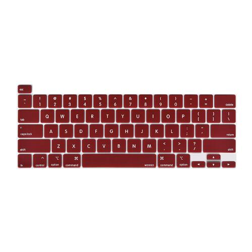 Keyboard Cover Skin For MacBook Pro 13 Pro 16 A2338 A2289 A2251 A2141 M1 M2 2020 to 2023 Wine Red - Main Image
