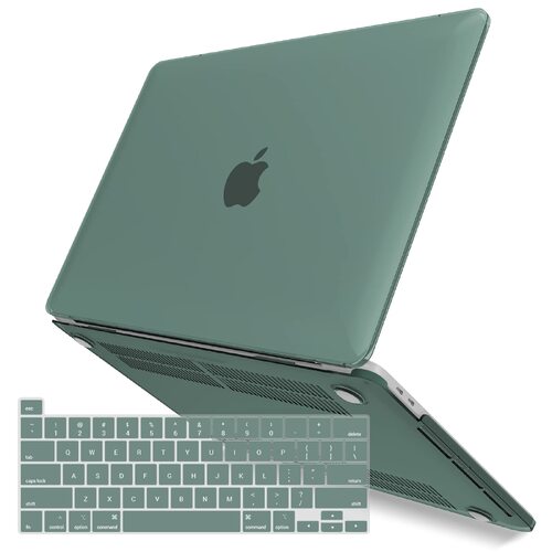 Suitable for  Midnight Green MacBook Pro 13 Inch Case 2016-2023 M1 M2 A2338 A2289 A2251 A2159 Hard Shell Case Keyboard Cover - Main Image