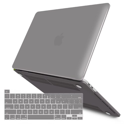 Suitable for  Grey MacBook Pro 13 Inch Case 2016-2023 M1 M2 A2338 A2289 A2251 A2159 Hard Shell Case Keyboard Cover - Main Image