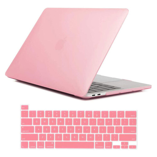 Pink MacBook Pro 13 Inch Case 2016-2023 M1 M2 A2338 A2289 A2251 A2159 Hard Shell Case Keyboard Cover - Main Image