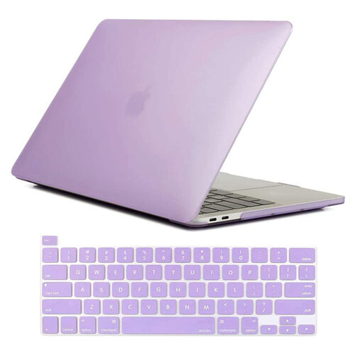 Purple MacBook Pro 13 Inch Case 2016-2023 M1 M2 A2338 A2289 A2251 A2159 Hard Shell Case Keyboard Cover - Main Image