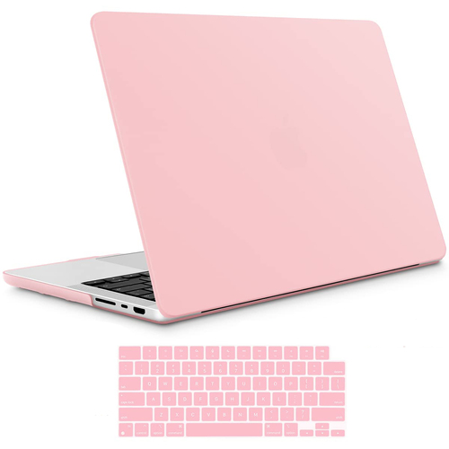 Suitable for MacBook Pro 14 Max Inch Case 2023 2022 2021 M2 A2779 M1 A2442 Hardshell Case Keyboard Cover Sold Pink - Main Image