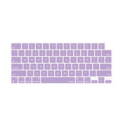 Keyboard Cover Skin For MacBook Air Pro 13 13.6 14 15.3 16 A2442 A2779 A2485 A2780 A2681 A2941 M1 M2 2021 to 2023 purple - Main Image
