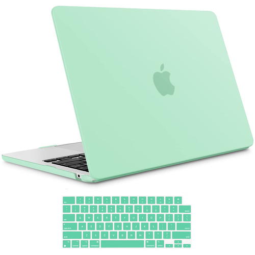 Suitable for  2023 2022 MacBook Air 13 inch case M2 Model A2681 Hard Shell Case Keyboard Cover Green - Main Image