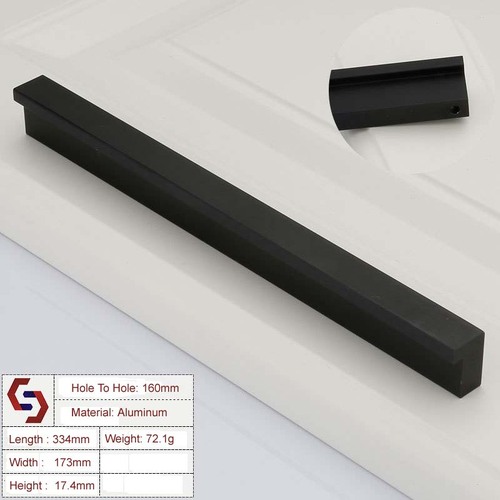 Zinc Kitchen Cabinet Handles Drawer Bar Handle Pull 160mm - Main Image